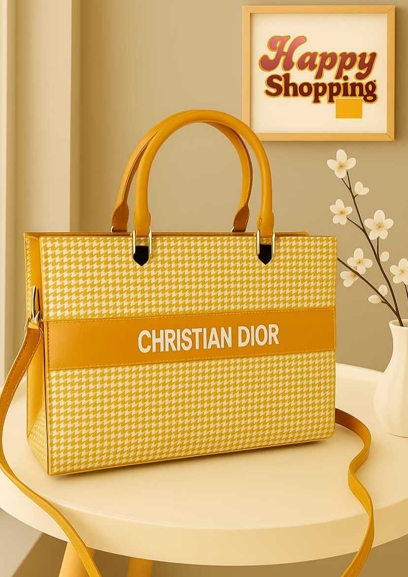 Dior Printed Shoulder Ladies Handbag For Girls