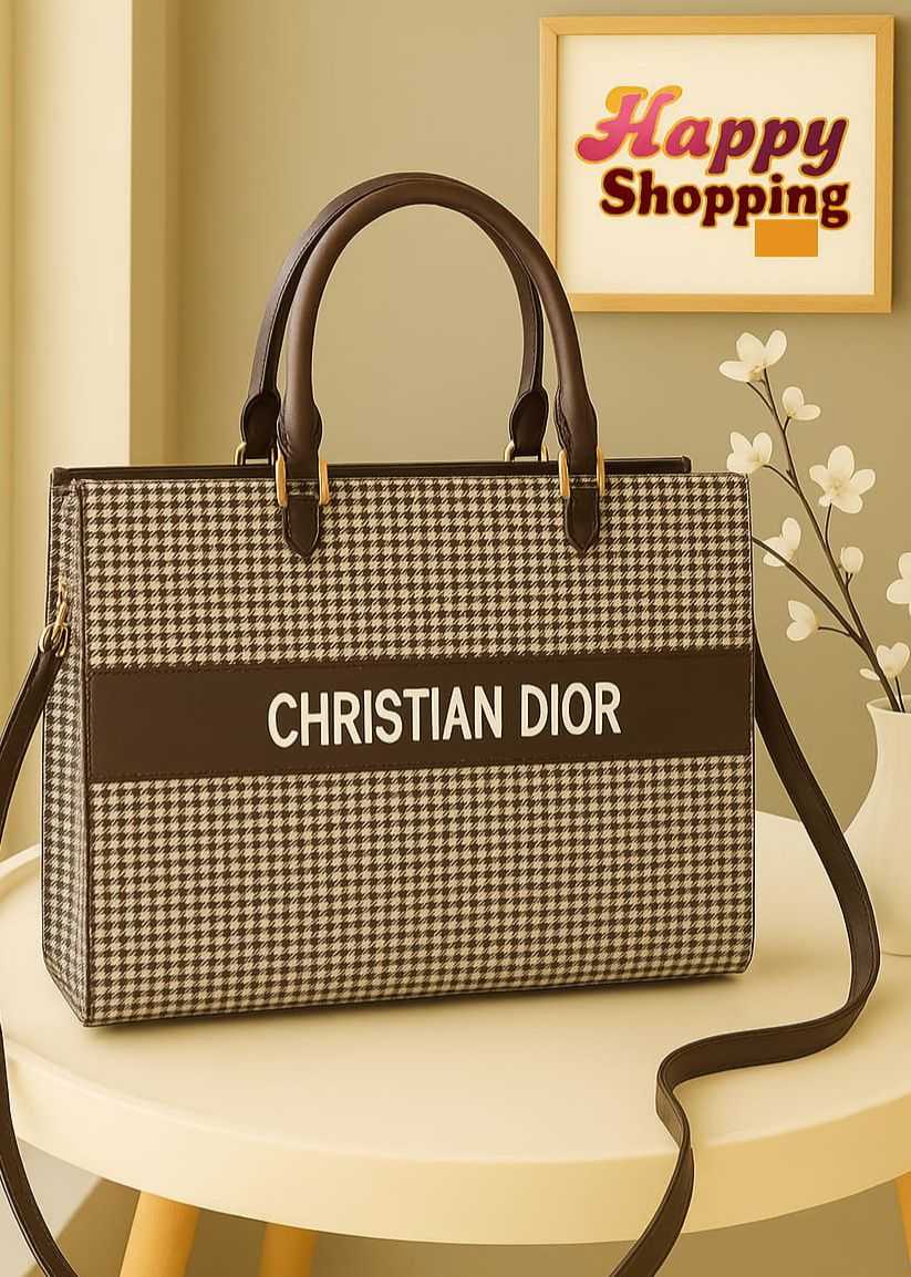 Dior Printed Shoulder Ladies Handbag For Girls