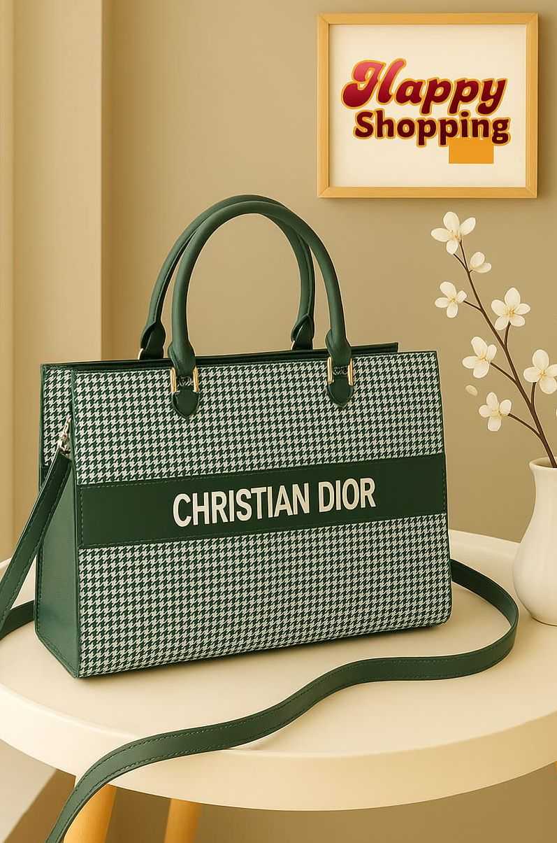 Dior Printed Shoulder Ladies Handbag For Girls