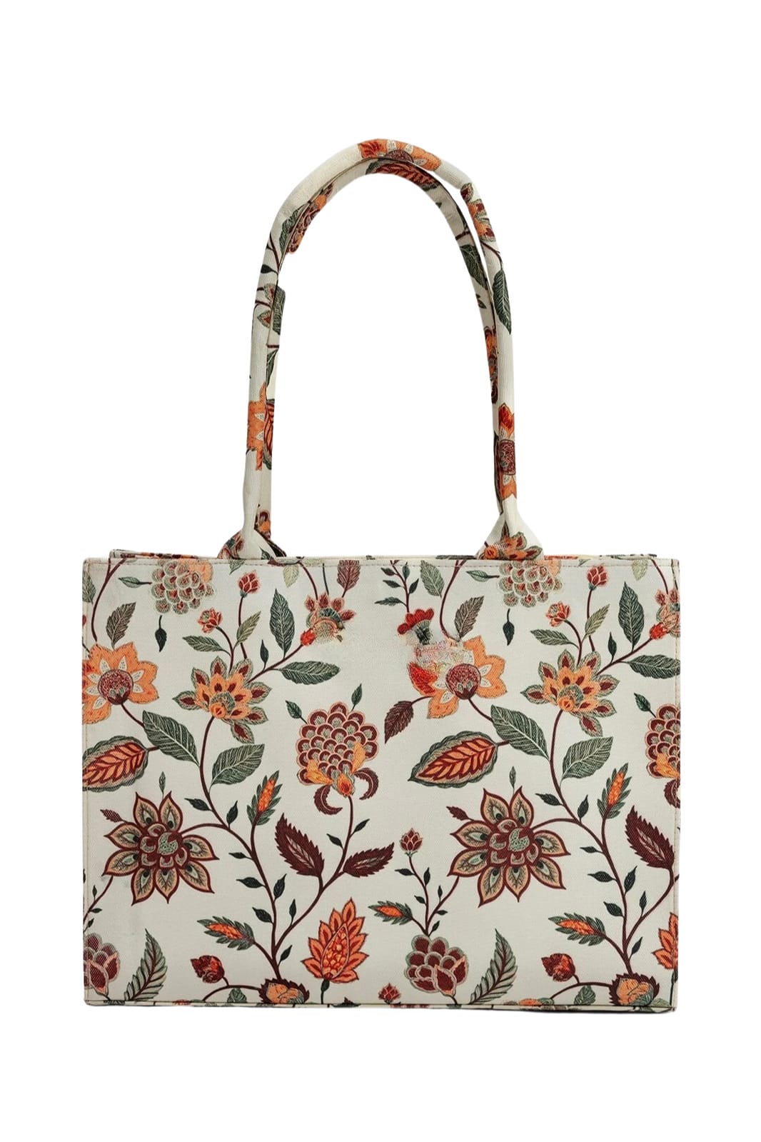 floral tote bag