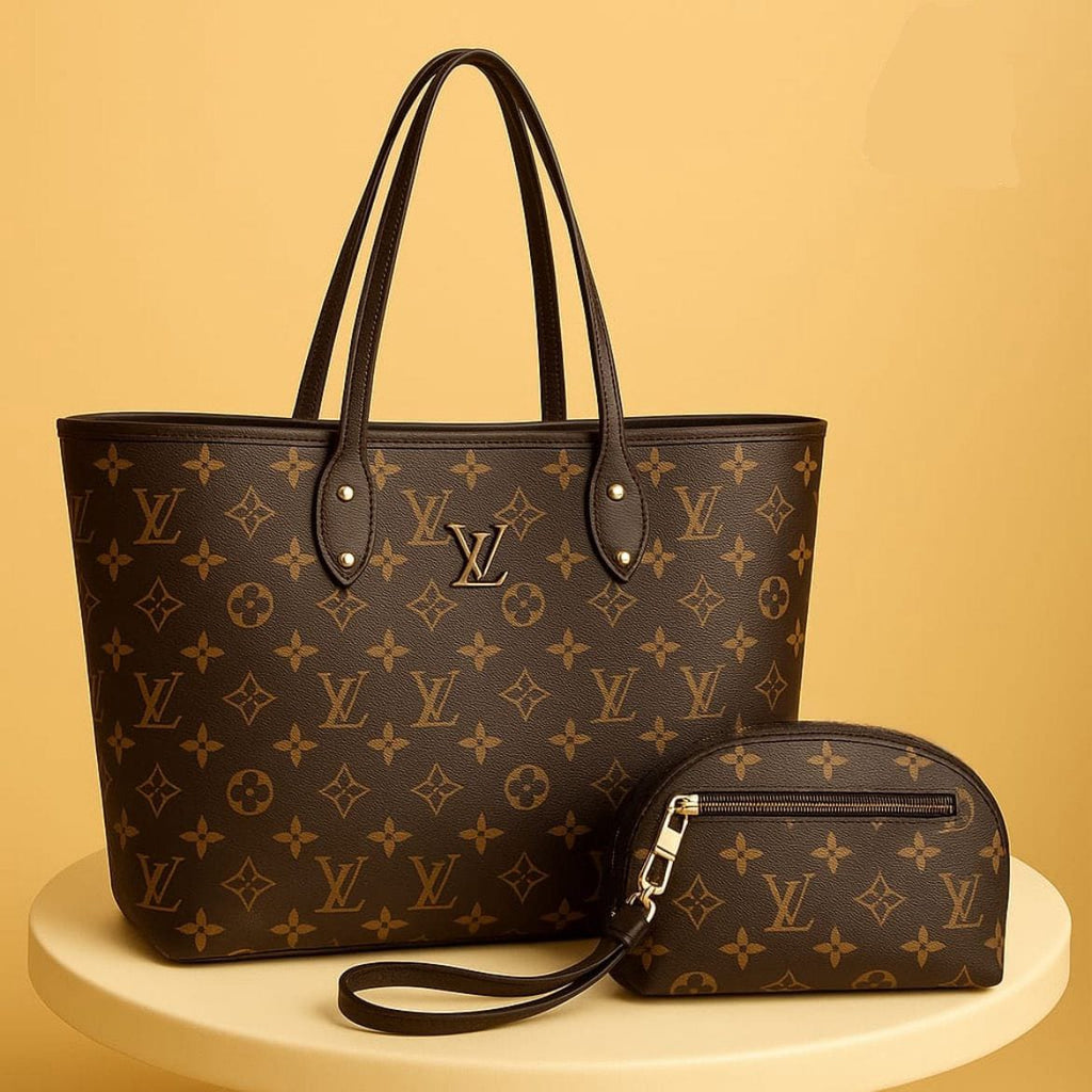 Louis Vuitton 2pc Tote Ladies handbag For Girls