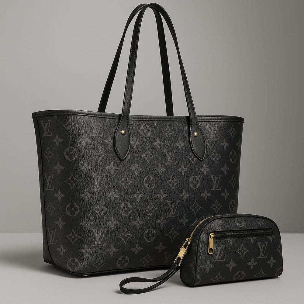 Louis Vuitton 2pc Tote Ladies handbag For Girls
