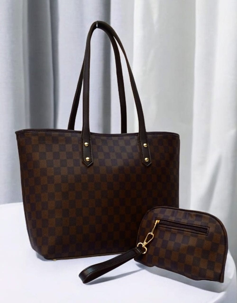 Louis Vuitton 2pc Tote Ladies handbag For Girls