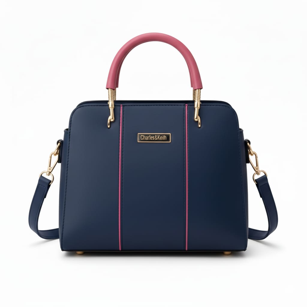 Charles & Keith High Quality Bag With Unique Handle For Girls