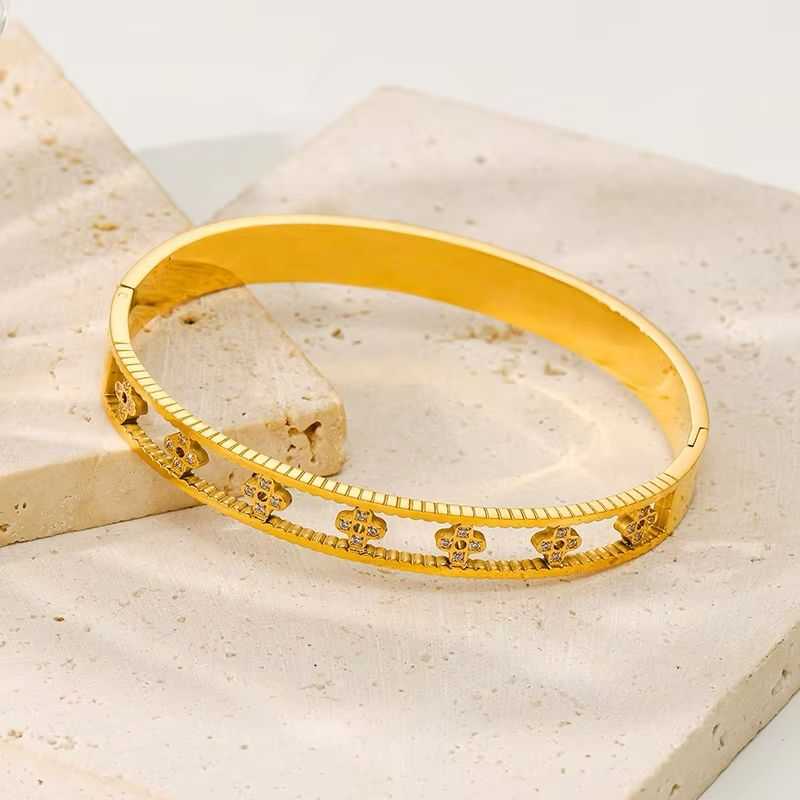 Waterproof Stainless Steel Bangle Bracelets